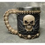 "Skull" šolja od nehrđajućeg čelika - Image 3