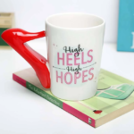 "High Heels High Hopes" keramička šolja