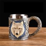 "Wolf" šolja od nehrđajućeg čelika - Image 2