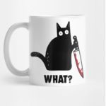 "What? Cat" keramička šolja