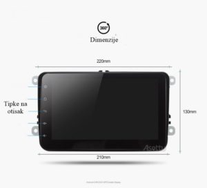Originalna Multimedia Display (Volkswagen, Škoda, Seat) 2004-2011 Android + Navi