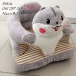 Plišana sjedalica za bebe s podlogom