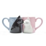 "Cat kiss" set keramičkih šolja - Image 3