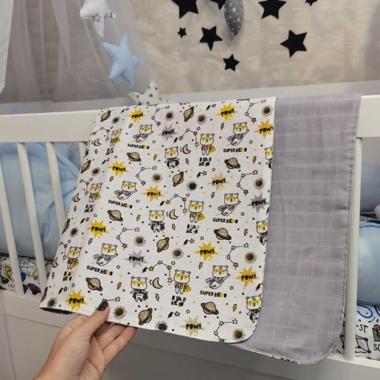 Prekrivači od muslina - četveroslojni 75x75cm - Image 4