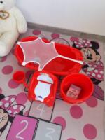 Set za kupanje bebe - Crvena - Image 4