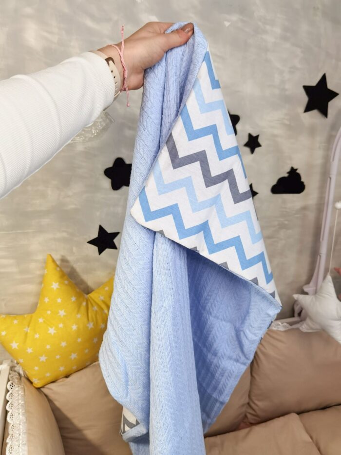 Pletena pamučna dekica 80x120cm vez po želji - Image 9