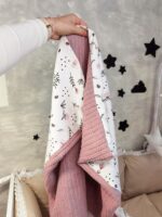 Pletena pamučna dekica 80x120cm vez po želji - Image 7