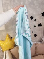 Pletena pamučna dekica 80x120cm vez po želji - Image 5