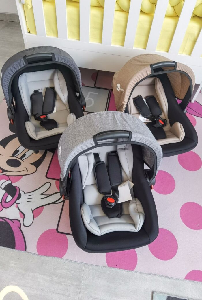 Autosjedalica 4Baby do 13kg - Tamno siva - Image 3