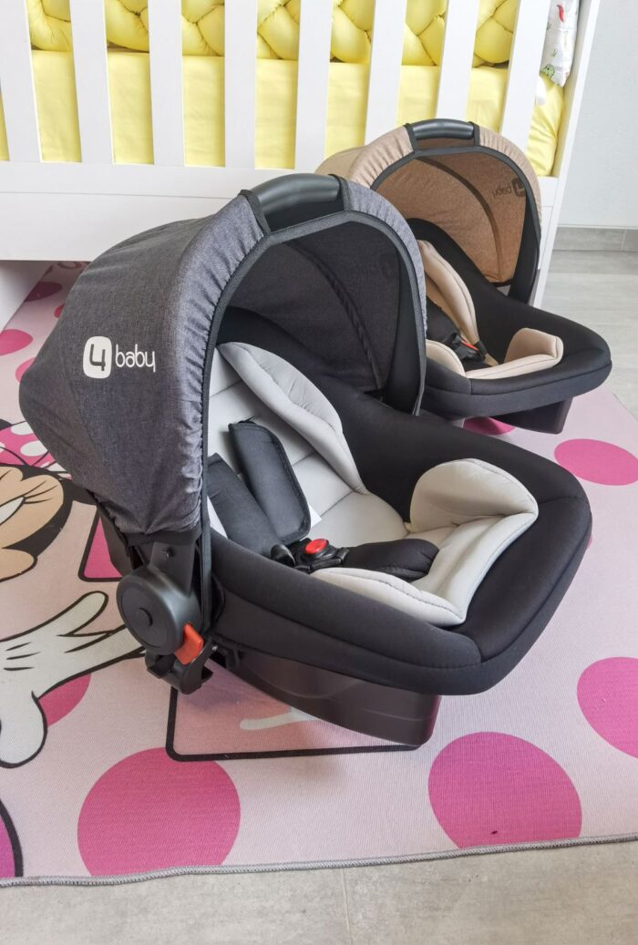 Autosjedalica 4Baby do 13kg - Tamno siva - Image 5