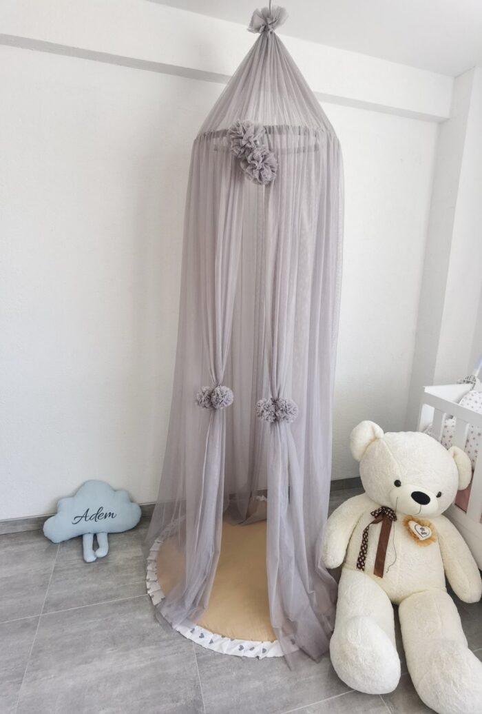 Baldahin plafonski - Sivi - Image 3