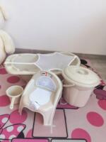 Set za kupanje bebe - Bež - Image 3