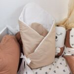 Smotuljak - Bež s bijelom mašnom