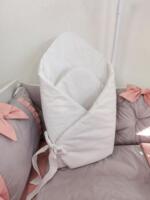 Smotuljak - Bijeli s bijelom mašnom - Image 2