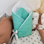 Smotuljak - Tirkiz sa bijelom mašnom