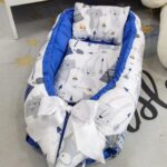 Gnijezdo s jastukom i jorganom - Sive životinje s kraljevsko plavom