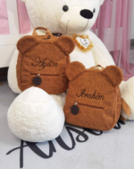 Teddy ruksak sa vezom imena – Smeđi - Image 4