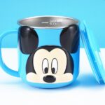 Mickey plava - Metalna šolja s poklopcem