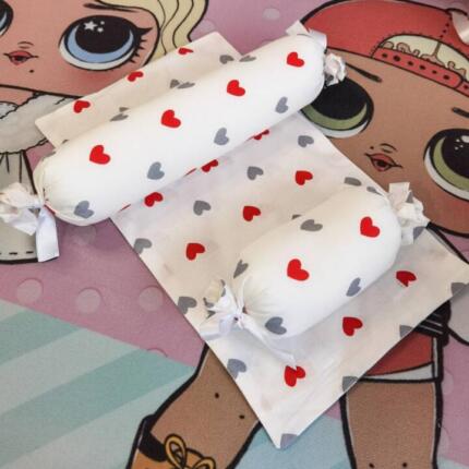 Jastuk za fiksiranje bebe - Bordo srca