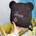 Teddy ruksak sa vezom imena - Crni