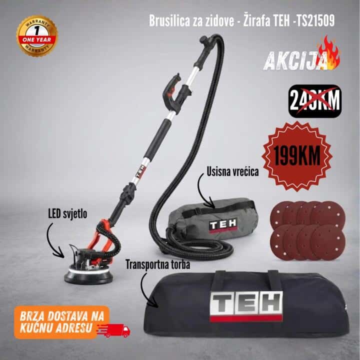 Untitled design Brusilica za zidove Žirafa TEH TS21509 - Image 1