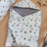 Smotuljak Teddy Sivi - Mint i sive zvjezdice