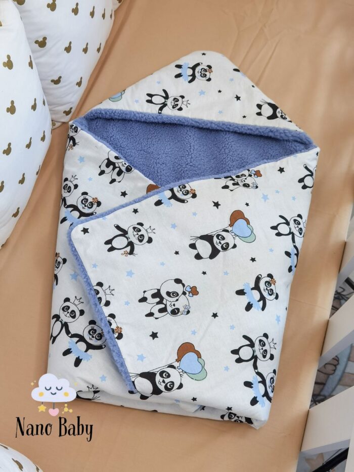 Smotuljak Teddy Plavi - plave pande - Image 2