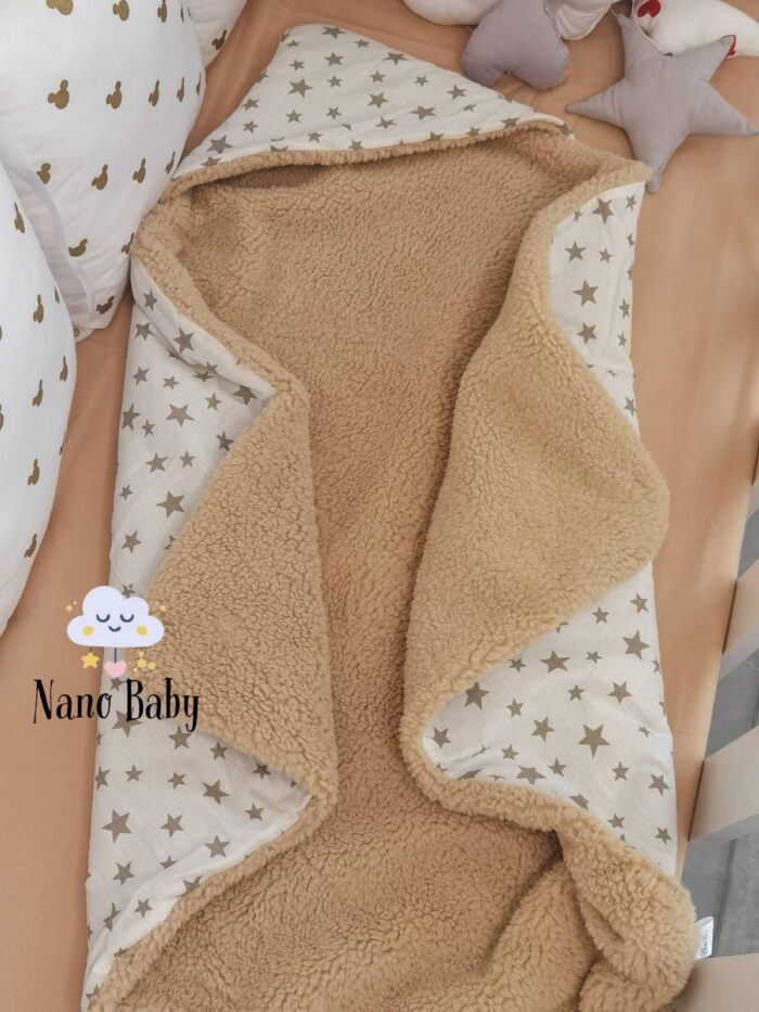 Smotuljak Teddy Bež - Bijela sa bež zvjezdicama - Image 2