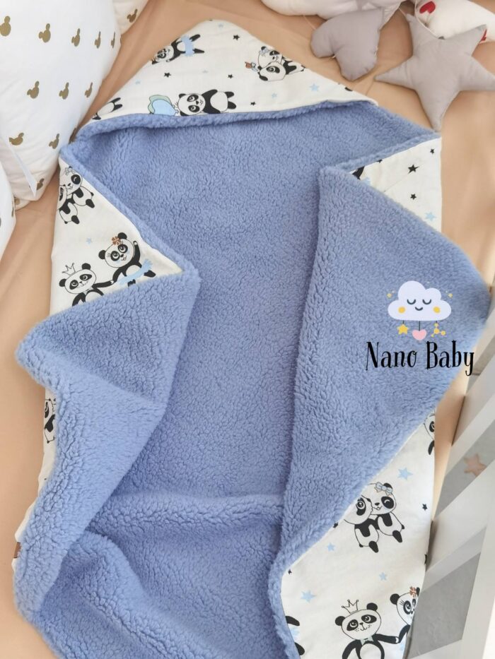 Smotuljak Teddy Plavi - plave pande - Image 3