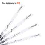 Set listova ubodne testere 132x105x2.5-5.0mm "HARDEN" (613345) - Image 3