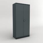 Metalni skladišni ormar "Nano-Bodur" (NO:26)  (Antracit siva) - Image 3
