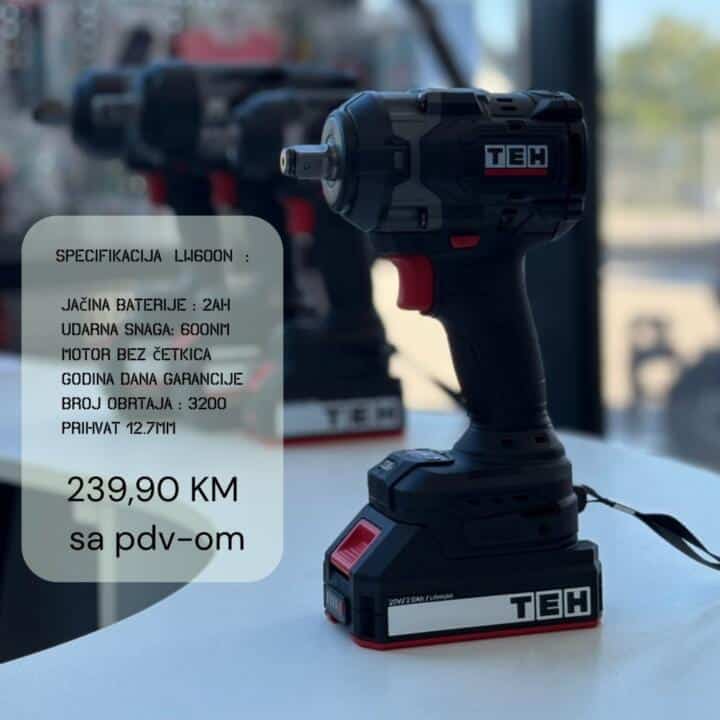 dfg TEH Aku udarni odvijač 12.7mm (1/2″) 20V LW600N - Image 1