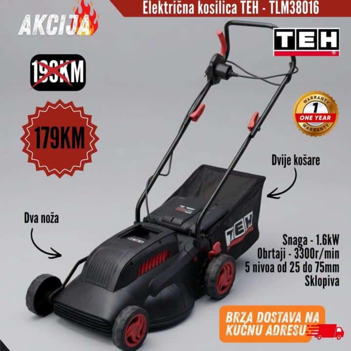 xdg Električna kosilica za travu TEH - TLM38016 - Image 1