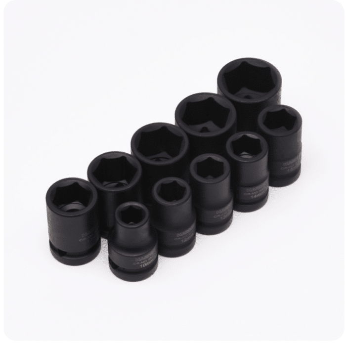Set kovanih nasadnih ključeva / gedora za udarni odvijač 10kom 1/2" Harden 537010 - Image 2