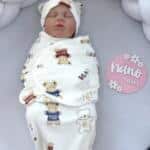 Swaddle - Povoj za bebe sa kapicom M1033-14