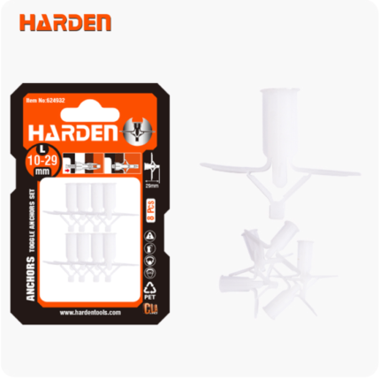 Set 8kom Tipl s krilcima za gipskarton 10-36mm Harden 624933