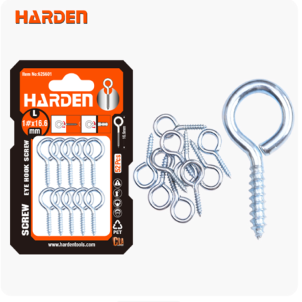 Set 24kom Vijak s okom #4 Harden 625604