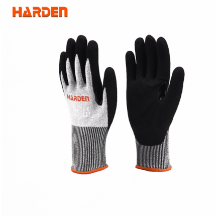 Rukavice 10" mehaničarske sa gumenom zaštitom Harden 782101