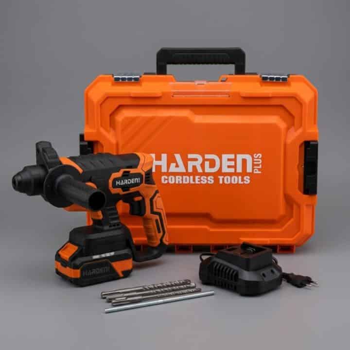 sdfghjk Bušilica/čekić Aku 20V sa baterijom i punjačem Harden 758242 - Image 1
