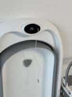 Set za kupanje bebe 7/1 - kada s termometrom, kanta, bokal, korpa, posuda, vješalice, jastuk za kupanje M1037-5 - Image 6