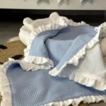 Dekica Muslin Waffle - Plava
