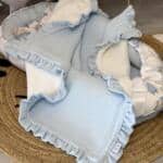 Dekica Muslin Teddy - Plava