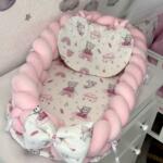 Gnijezdo pletenica Velvet Roze i Roze Medo na Dugi, s jastukom