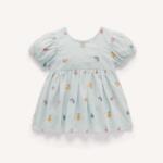 Fruity Embroidered Dress